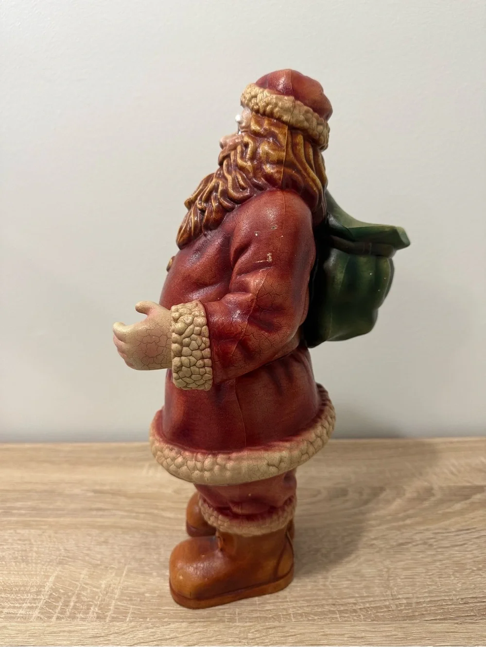 Vintage Old World Santa Claus Figure Large 15